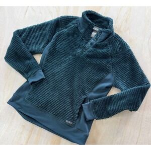 Mountain Hardwear Polartec High Loft Fleece Pullover Teal Green Womens Medium